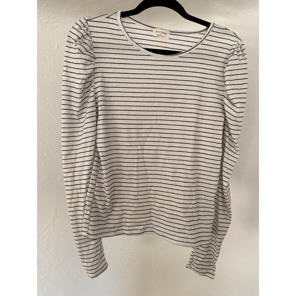 Cozy striped long sleeve